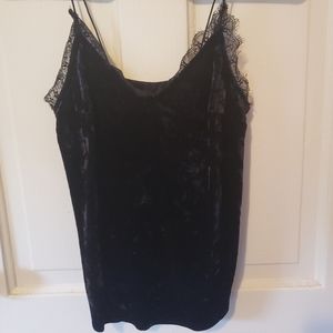 Urban Outfitters Velvet Lace Tank